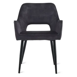 Eetkamerstoelen< Eetkamerstoel Kegan Antraciet