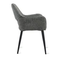 Eetkamerstoelen< Eetkamerstoel Kegan Antraciet