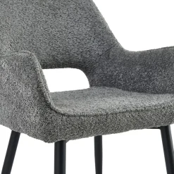 Eetkamerstoelen< Eetkamerstoel Kegan Antraciet