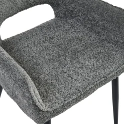 Eetkamerstoelen< Eetkamerstoel Kegan Antraciet