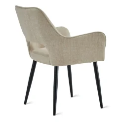 Eetkamerstoelen< Eetkamerstoel Kegan Beige