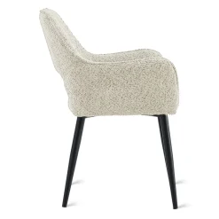 Eetkamerstoelen< Eetkamerstoel Kegan Beige