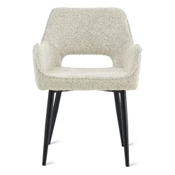 Eetkamerstoelen< Eetkamerstoel Kegan Beige