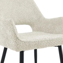 Eetkamerstoelen< Eetkamerstoel Kegan Beige