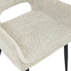 Eetkamerstoelen< Eetkamerstoel Kegan Beige