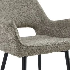 Eetkamerstoelen< Eetkamerstoel Kegan Taupe