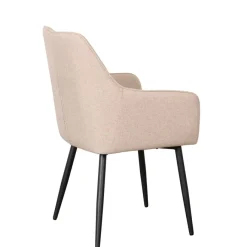 Eetkamerstoelen< Eetkamerstoel Leuven Beige