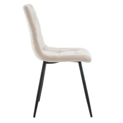 Eetkamerstoelen< Eetkamerstoel Lier Beige