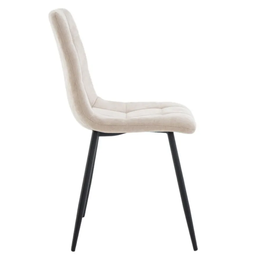Eetkamerstoelen< Eetkamerstoel Lier Beige
