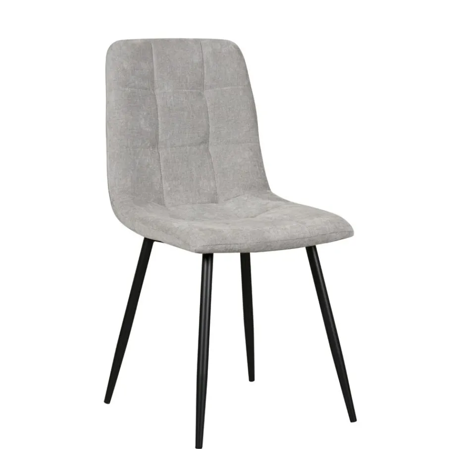 Eetkamerstoelen< Eetkamerstoel Lier Grijs