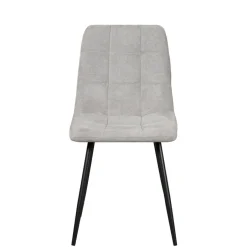 Eetkamerstoelen< Eetkamerstoel Lier Grijs
