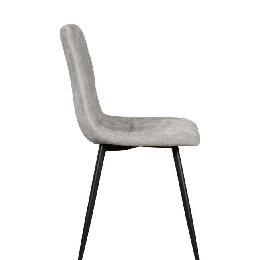 Eetkamerstoelen< Eetkamerstoel Lier Grijs