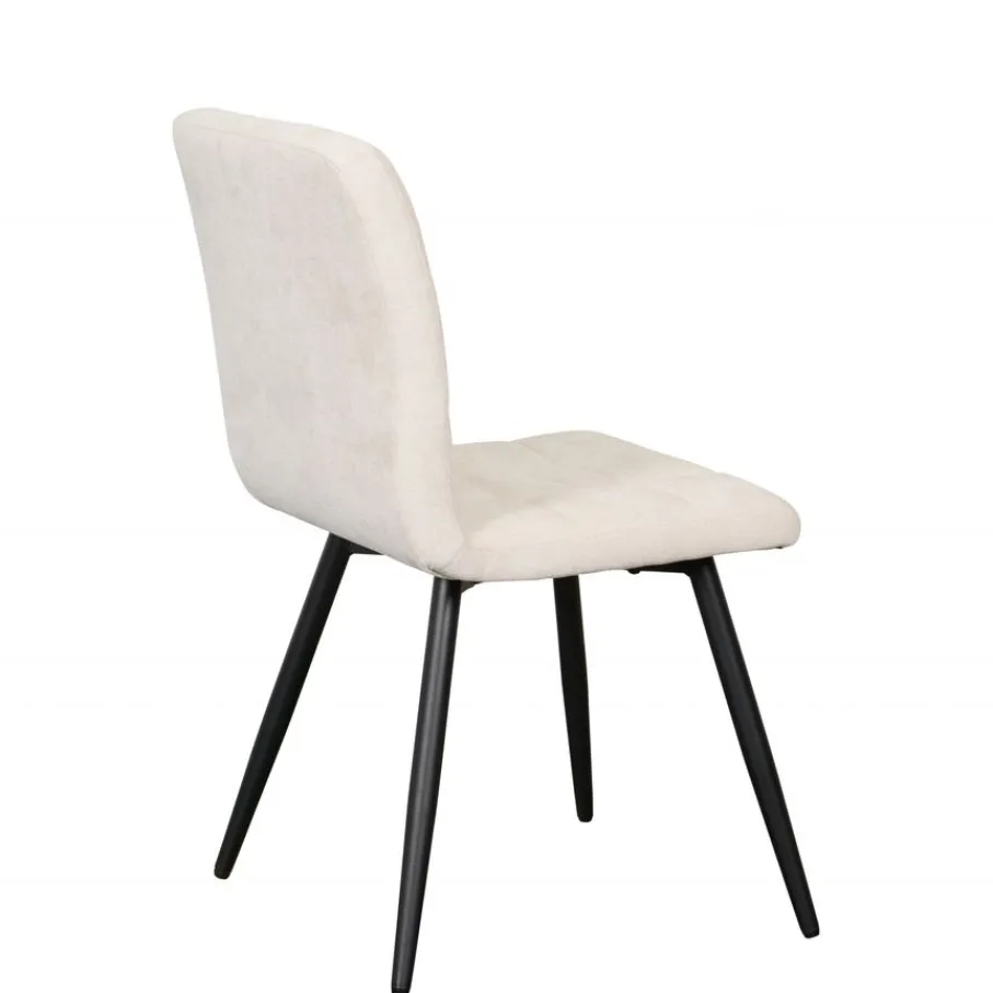Eetkamerstoelen< Eetkamerstoel Luik Crème
