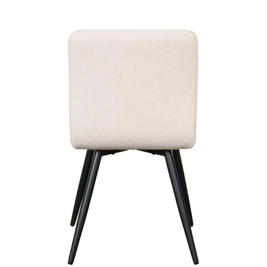 Eetkamerstoelen< Eetkamerstoel Luik Crème