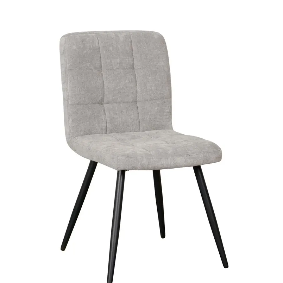 Eetkamerstoelen< Eetkamerstoel Luik Grijs