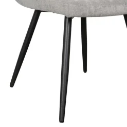 Eetkamerstoelen< Eetkamerstoel Luik Grijs