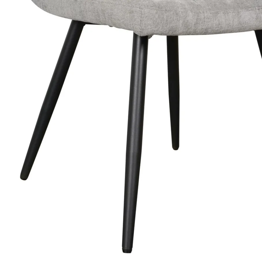 Eetkamerstoelen< Eetkamerstoel Luik Grijs