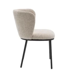 Eetkamerstoelen< Eetkamerstoel Maeve Beige