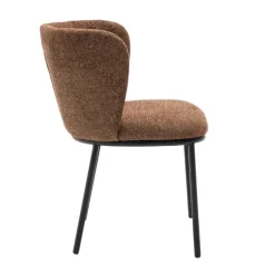 Eetkamerstoelen< Eetkamerstoel Maeve Mosterdbruin