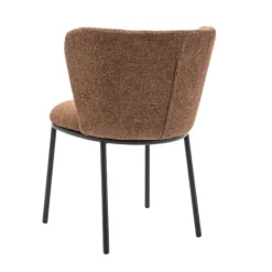 Eetkamerstoelen< Eetkamerstoel Maeve Mosterdbruin