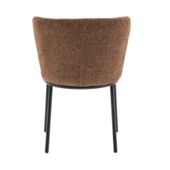 Eetkamerstoelen< Eetkamerstoel Maeve Mosterdbruin