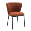 Eetkamerstoelen< Eetkamerstoel Maeve Roestbruin