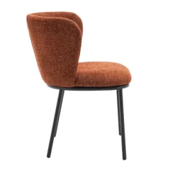 Eetkamerstoelen< Eetkamerstoel Maeve Roestbruin
