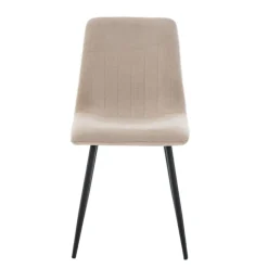 Eetkamerstoelen< Eetkamerstoel Nessa Beige
