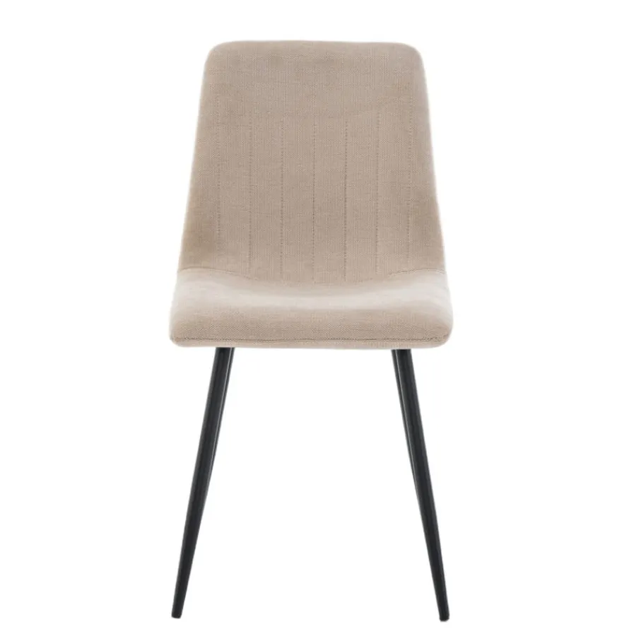 Eetkamerstoelen< Eetkamerstoel Nessa Beige