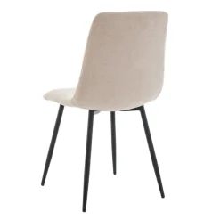 Eetkamerstoelen< Eetkamerstoel Nessa Beige