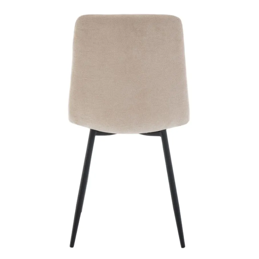 Eetkamerstoelen< Eetkamerstoel Nessa Beige