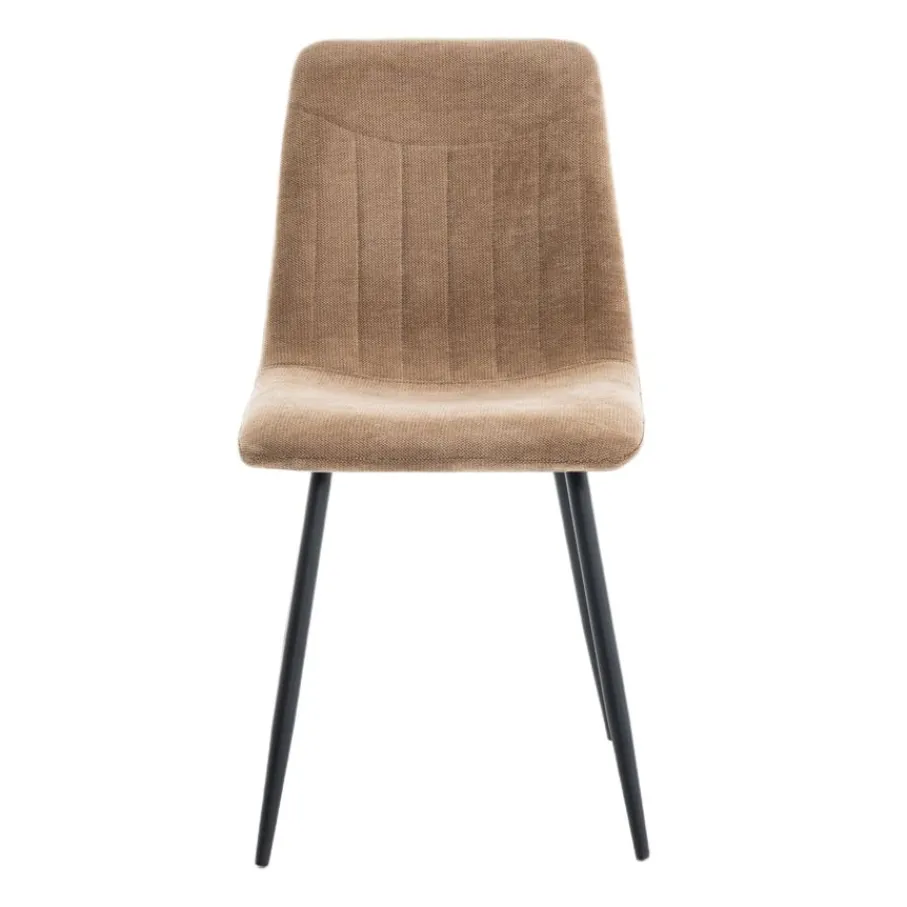 Eetkamerstoelen< Eetkamerstoel Nessa Taupe