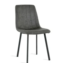 Eetkamerstoelen< Eetkamerstoel Piet Antraciet