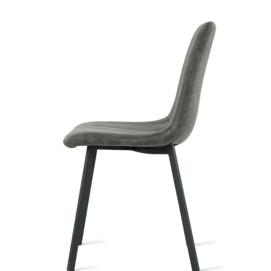 Eetkamerstoelen< Eetkamerstoel Piet Antraciet