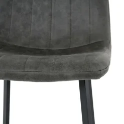 Eetkamerstoelen< Eetkamerstoel Piet Antraciet