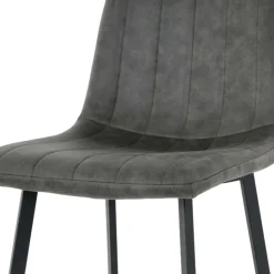 Eetkamerstoelen< Eetkamerstoel Piet Antraciet