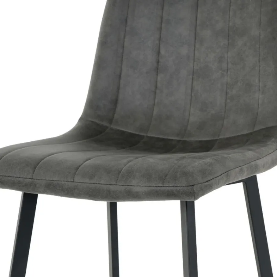 Eetkamerstoelen< Eetkamerstoel Piet Antraciet
