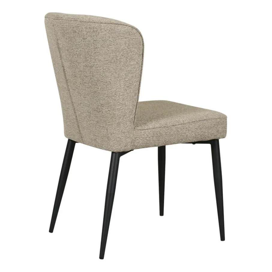 Eetkamerstoelen< Eetkamerstoel Reva Beige