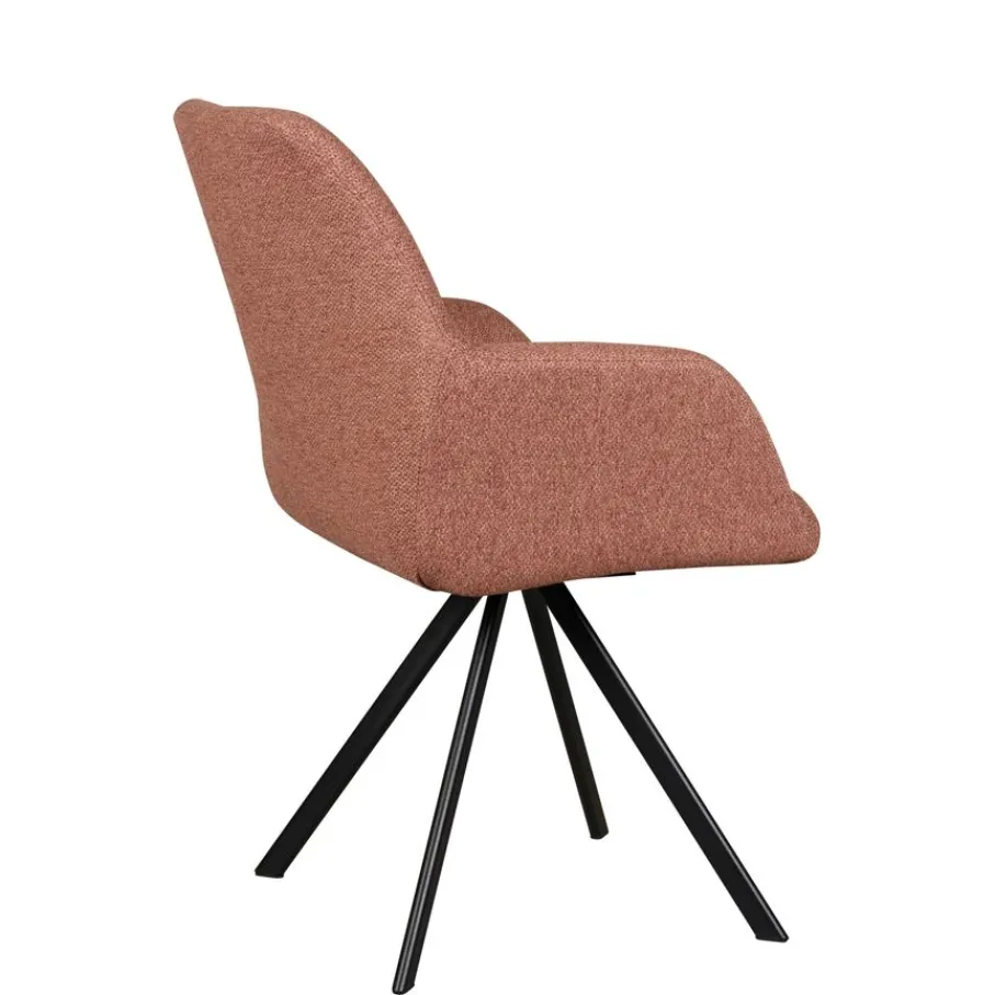 Eetkamerstoelen< Eetkamerstoel Selnass Roze