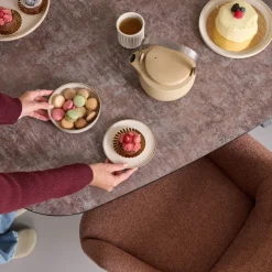 Eetkamerstoelen< Eetkamerstoel Selnass Roze
