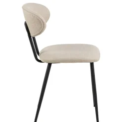Eetkamerstoelen< Eetkamerstoel Silje Beige