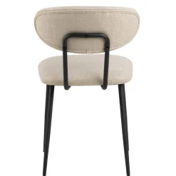 Eetkamerstoelen< Eetkamerstoel Silje Beige