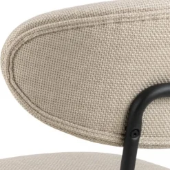 Eetkamerstoelen< Eetkamerstoel Silje Beige