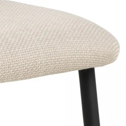 Eetkamerstoelen< Eetkamerstoel Silje Beige