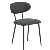 Eetkamerstoelen< Eetkamerstoel Silje Donkergrijs