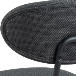 Eetkamerstoelen< Eetkamerstoel Silje Donkergrijs