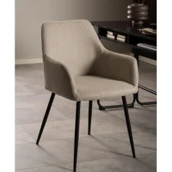 Eetkamerstoelen< Eetkamerstoel Suvi Beige