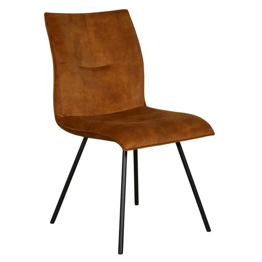 Eetkamerstoelen< Eetkamerstoel Trondheim Cognac