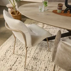 Eetkamerstoelen< Eetkamerstoel Trondheim Greige