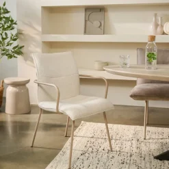 Eetkamerstoelen< Eetkamerstoel Trondheim Greige